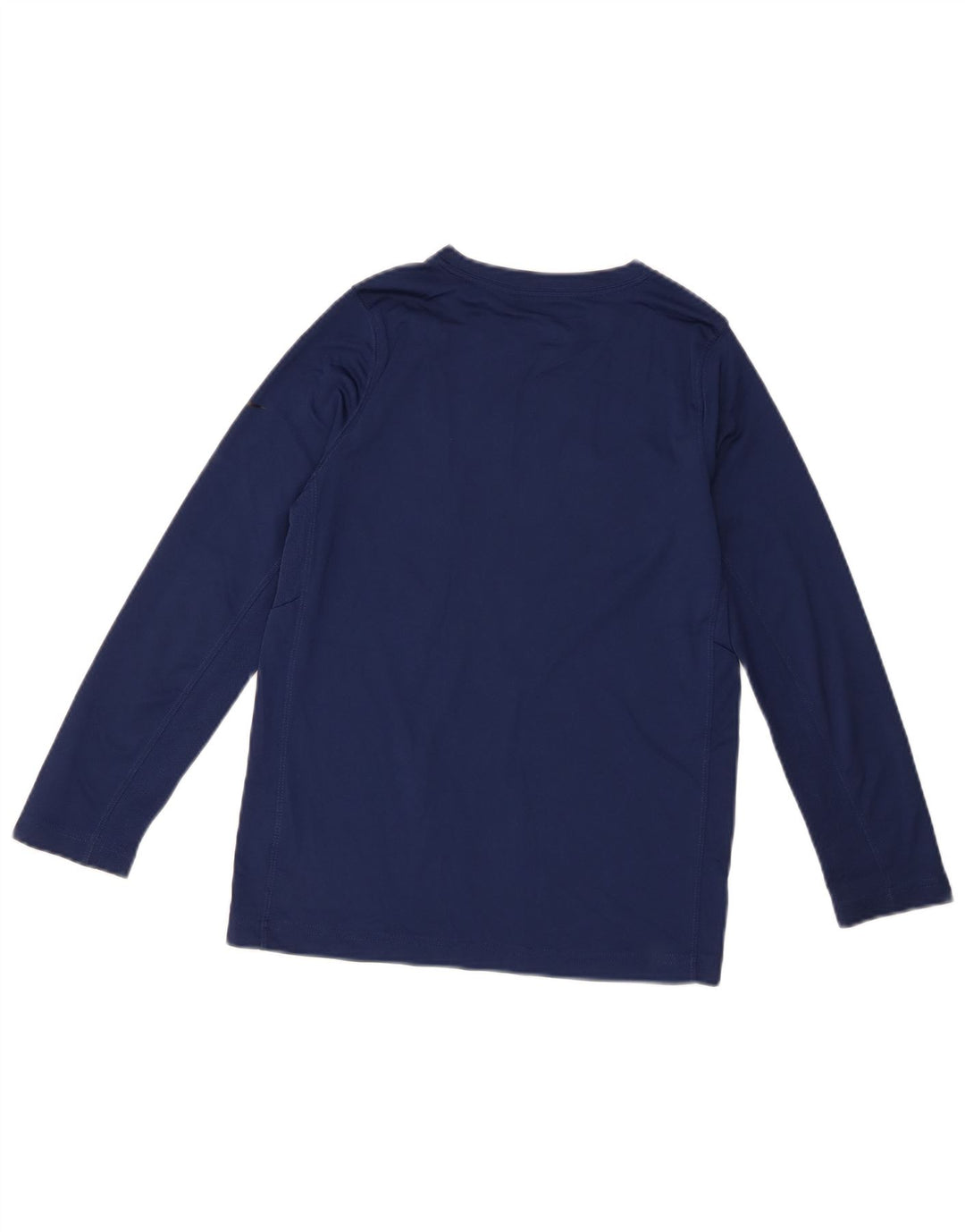 Топ с рисунком Nike Dri Fit для мальчиков, длинный рукав, 10–11 лет, средний темно-синий