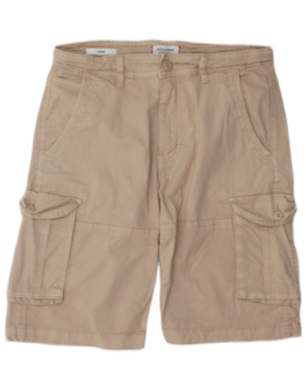 Jack & Jones Мужские шорты карго, маленькие W29, бежевые, хлопок