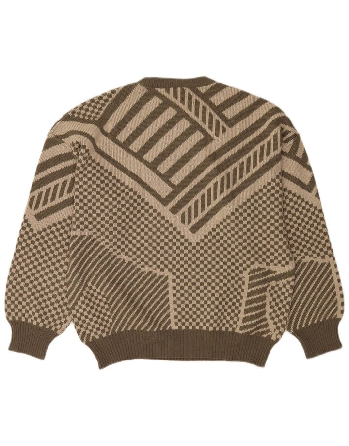 Мужской джемпер с круглым вырезом Gianfranco Ottaviani IT 50 Medium Khaki
