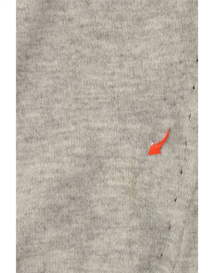 Женский свитер OASIS с круглым вырезом UK 14, средний серый акрил