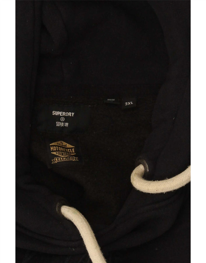 Мужской джемпер с капюшоном Superdry 3XL, черный