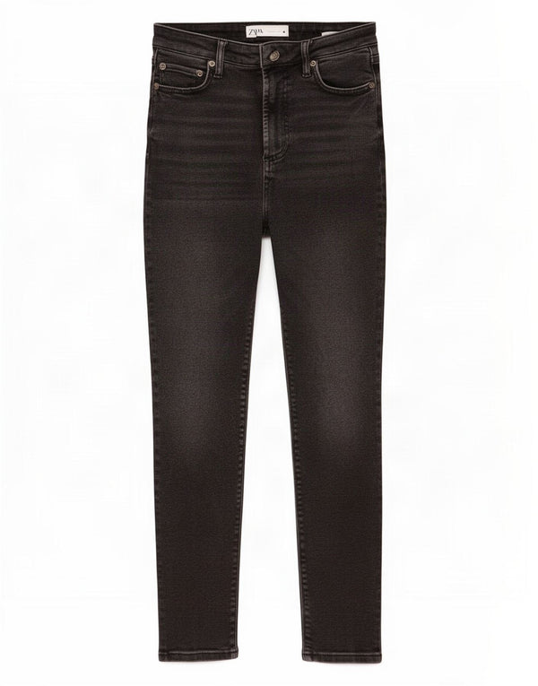 Женские джинсы скинни Zara EU 36 2XS W26 L28 черные