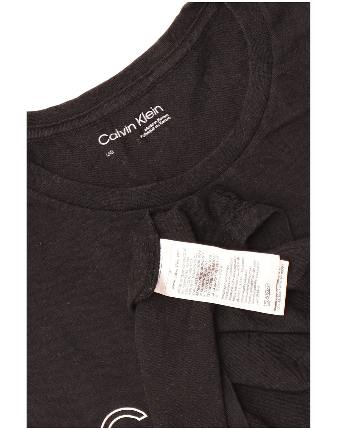 CALVIN KLEIN Мужской жилет с рисунком, большой черный хлопок