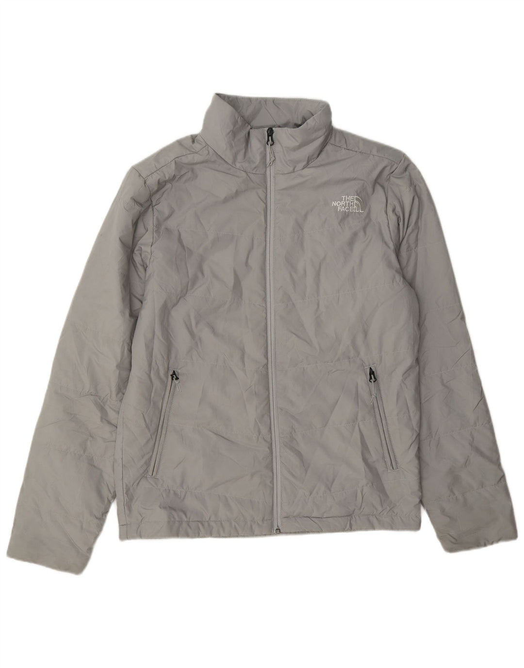 Мужская стеганая куртка The North Face UK 36, маленький серый полиэстер