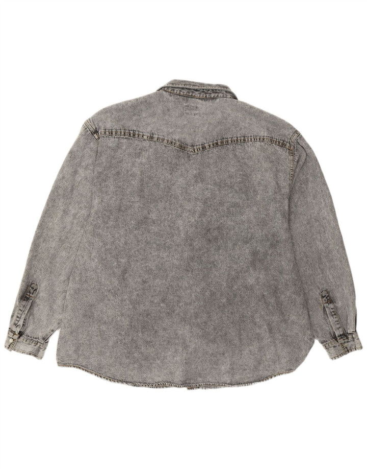 Мужская джинсовая рубашка Arizona XL, серая, хлопок
