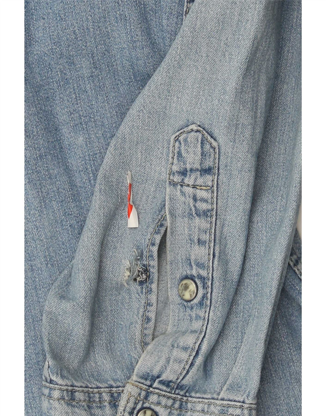 Мужская джинсовая рубашка Wrangler 2XL, синяя, хлопок