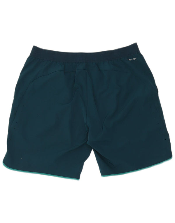 Мужские спортивные шорты Nike Dri Fit, большие зеленые, полиэстер