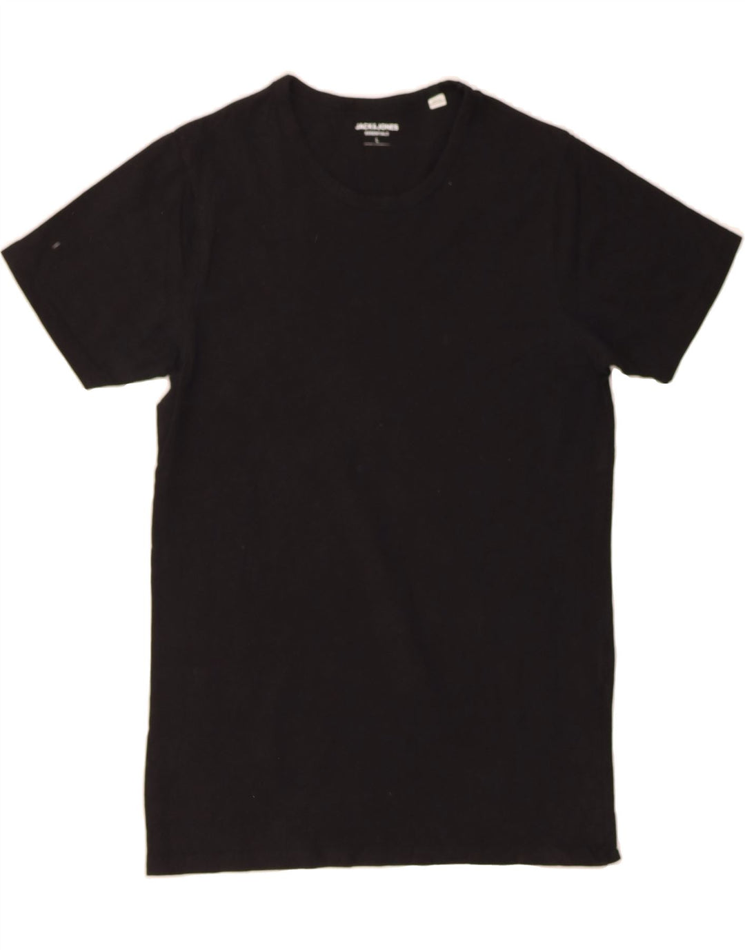 JACK & JONES Mens T-Shirt Top Large Black Cotton Vintage Jack & Jones and Second-Hand Jack & Jones from Messina Hembry 