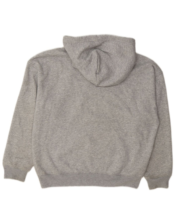 Hollister Мужской джемпер свободного кроя с капюшоном XS, серый хлопок