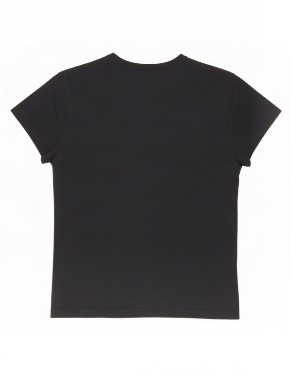 Женская футболка Reebok Top UK 12 Medium Black Cotton