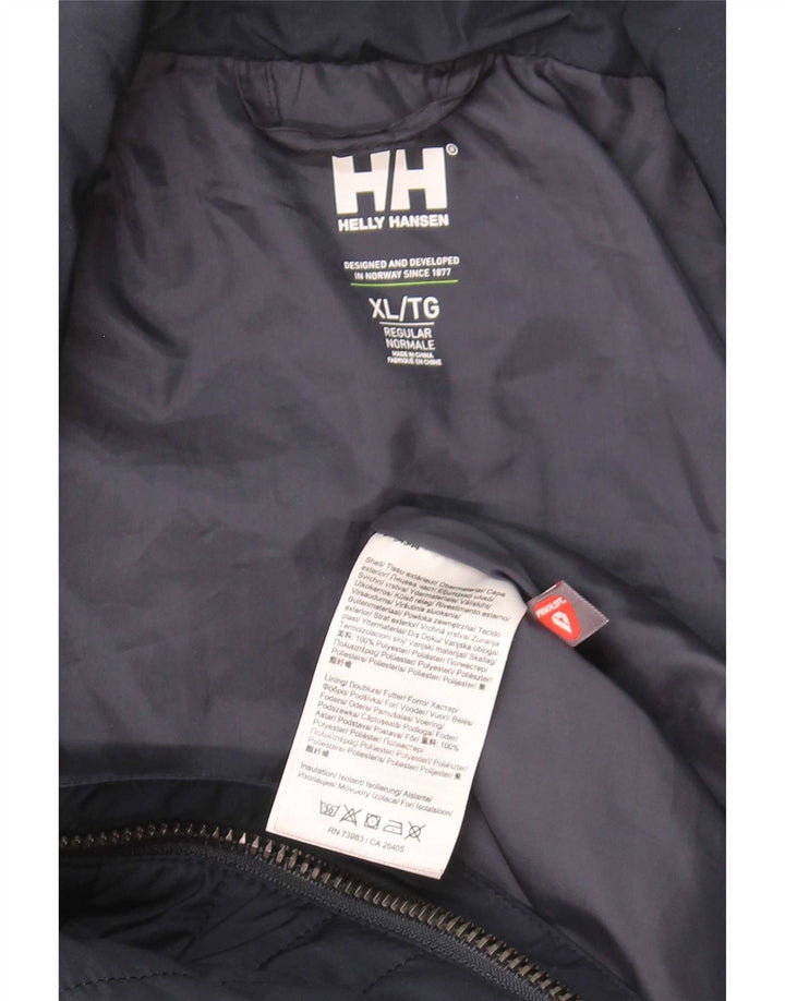 Мужская стеганая куртка Helly Hansen UK 42 XL темно-синяя из полиэстера