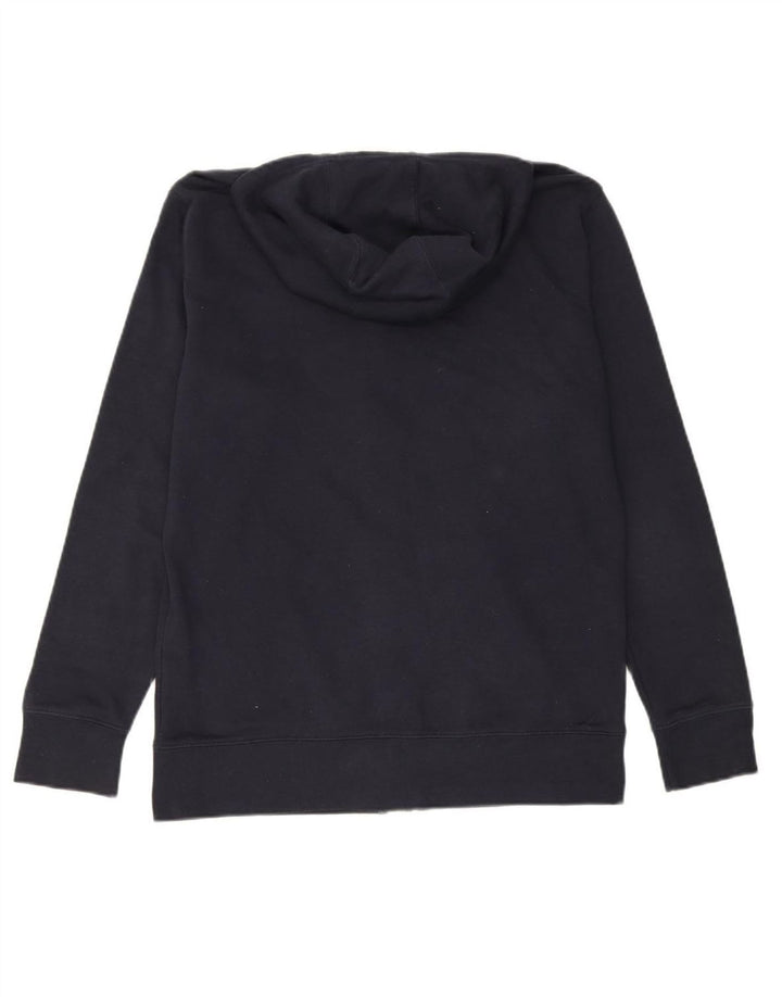 CHAMPION Mens Zip Hoodie Sweater Medium Navy Blue Cotton
