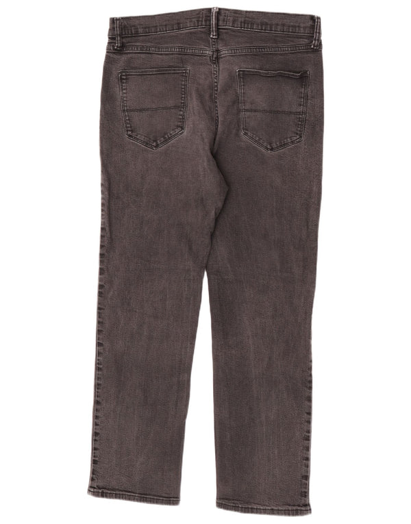 Мужские прямые джинсы Marks & Spencer W36 L31 серые, хлопок
