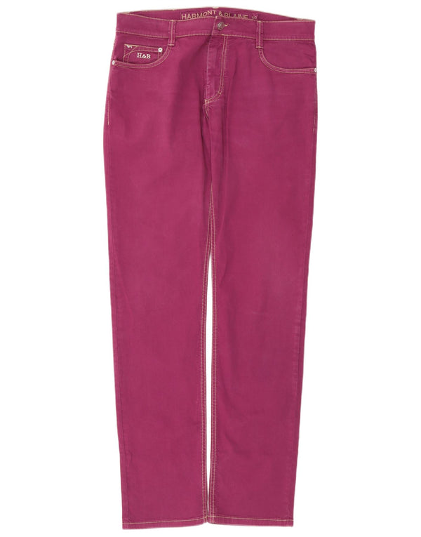 Harmont & Blaine Мужские прямые повседневные брюки IT 50 Large W34 L34 Фиолетовые