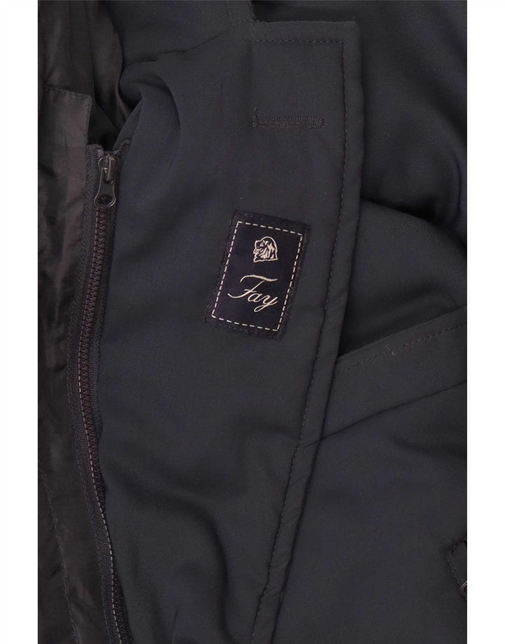 Мужское пальто Fay UK 38 Medium Navy Blue