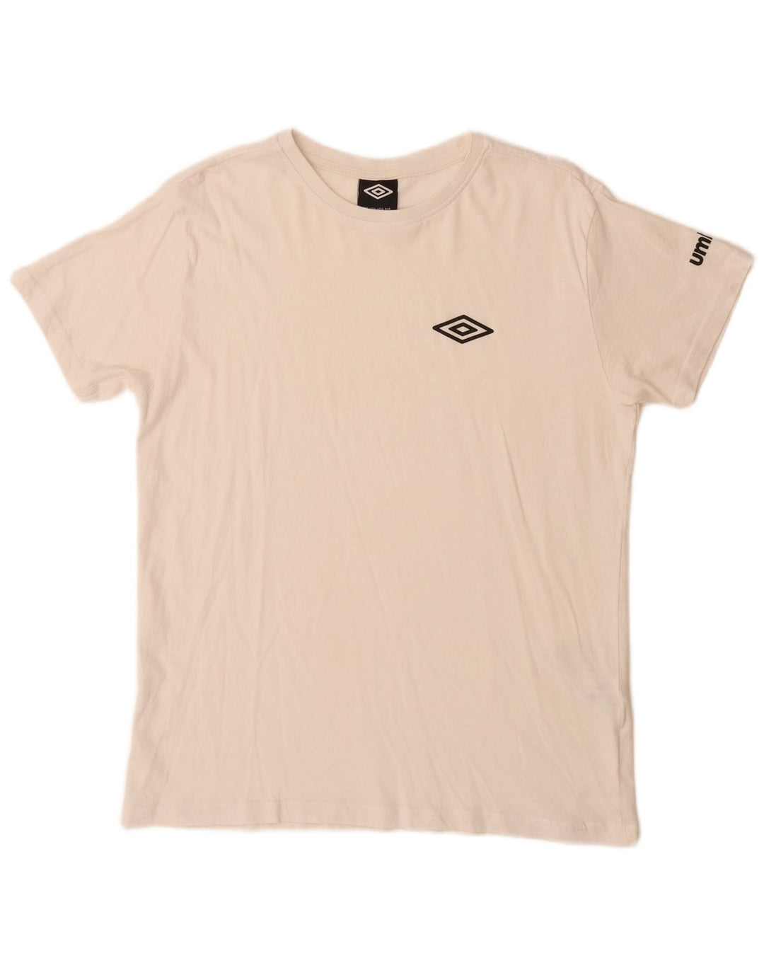 UMBRO Мужская футболка большого размера из хлопка белого цвета