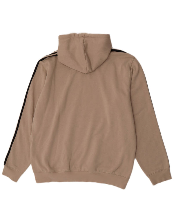 Мужской джемпер с капюшоном Adidas XL, бежевый, хлопок