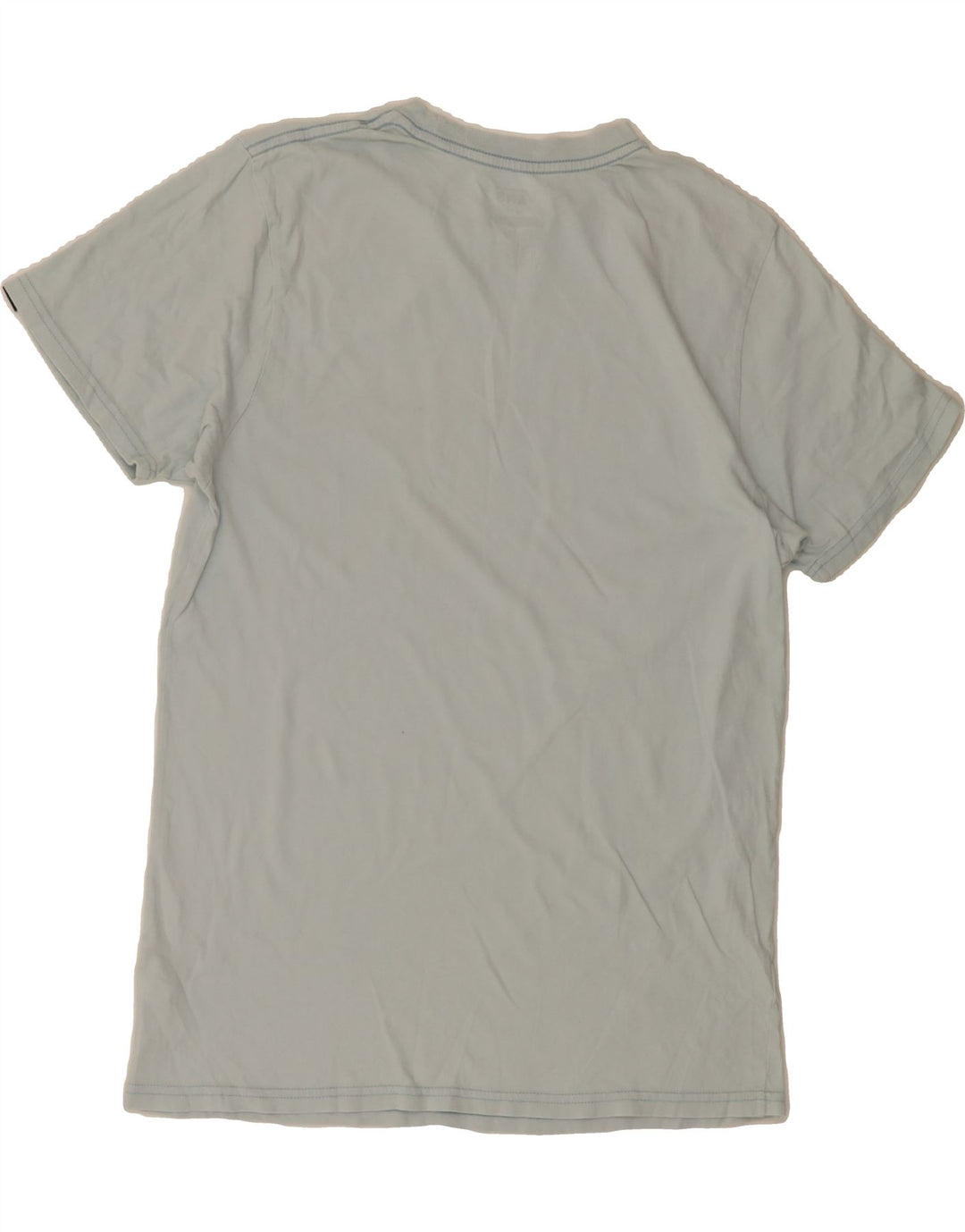 VANS Mens Slim Fit Graphic T-Shirt Top Medium Blue Cotton Vintage Vans and Second-Hand Vans from Messina Hembry 
