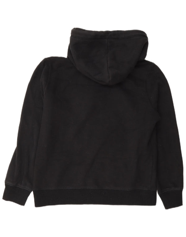 Женский джемпер с капюшоном Superdry Regular Fit UK 12, средний черный, хлопок