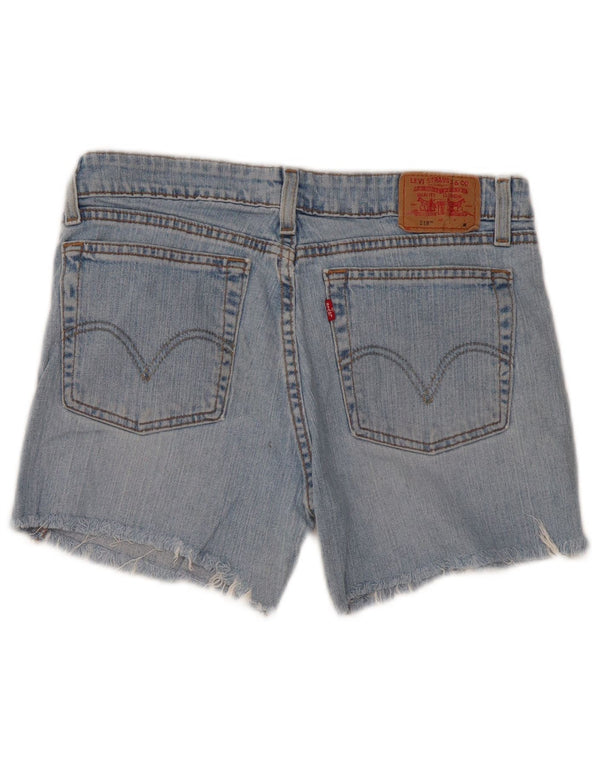 Женские джинсовые шорты Levi's 518 Super Low Medium W32, синие, хлопок