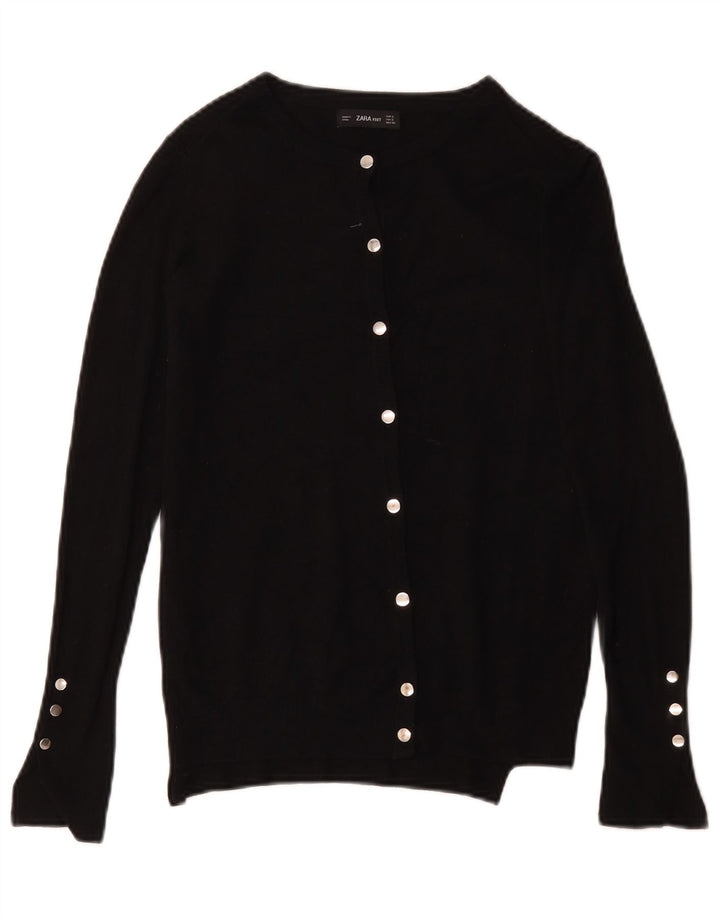 Женский кардиган Zara UK 10, маленький черный