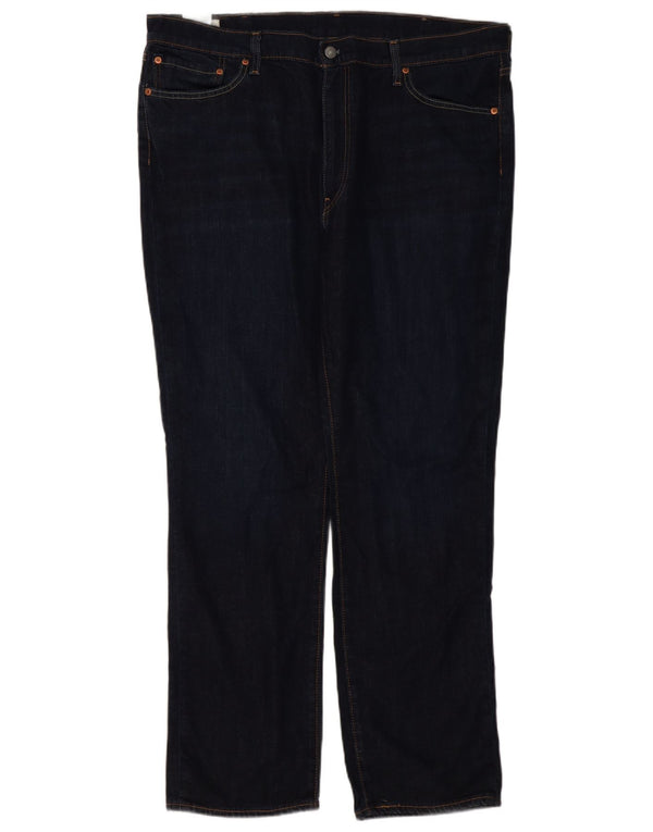 Мужские прямые джинсы Levi's 514 W40 L32 темно-синие, хлопок