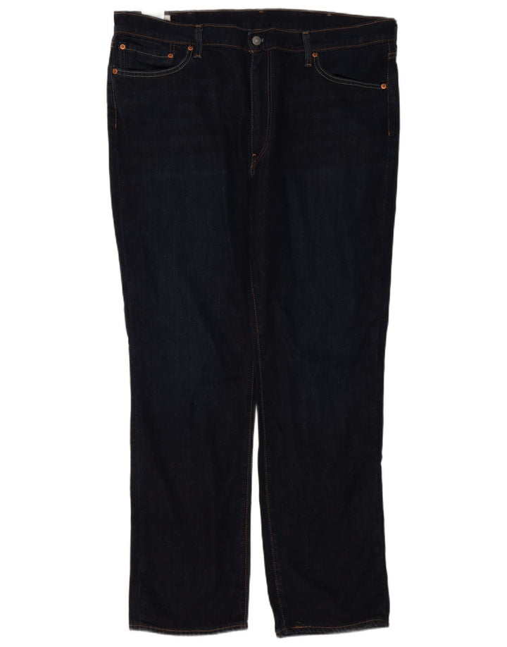 Мужские прямые джинсы Levi's 514 W40 L32 темно-синие, хлопок