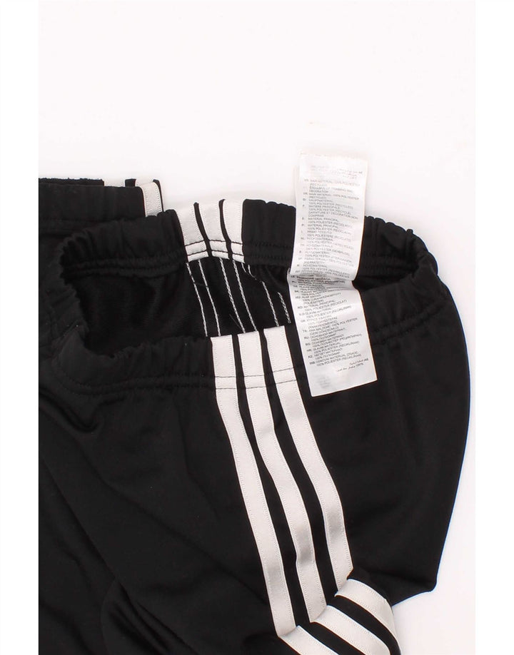 Спортивный костюм Adidas для мальчиков, брюки для бега, 5-6 лет, черный полиэстер