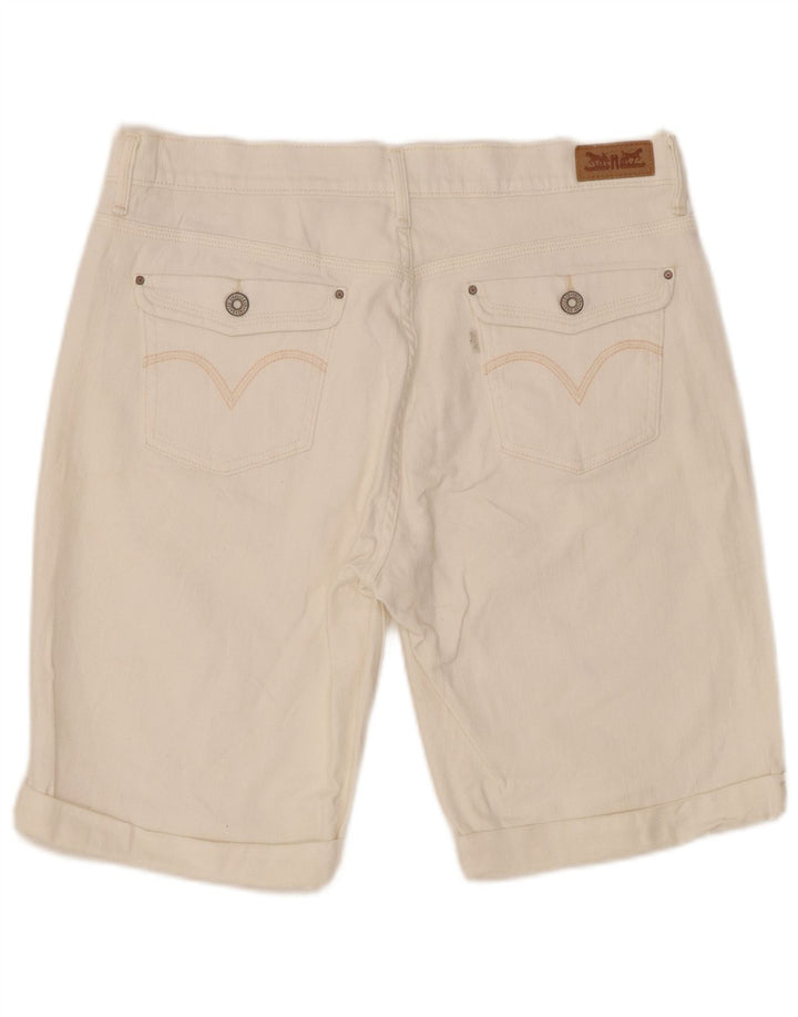 Женские джинсовые шорты Levi's US 10, большие W30, белые