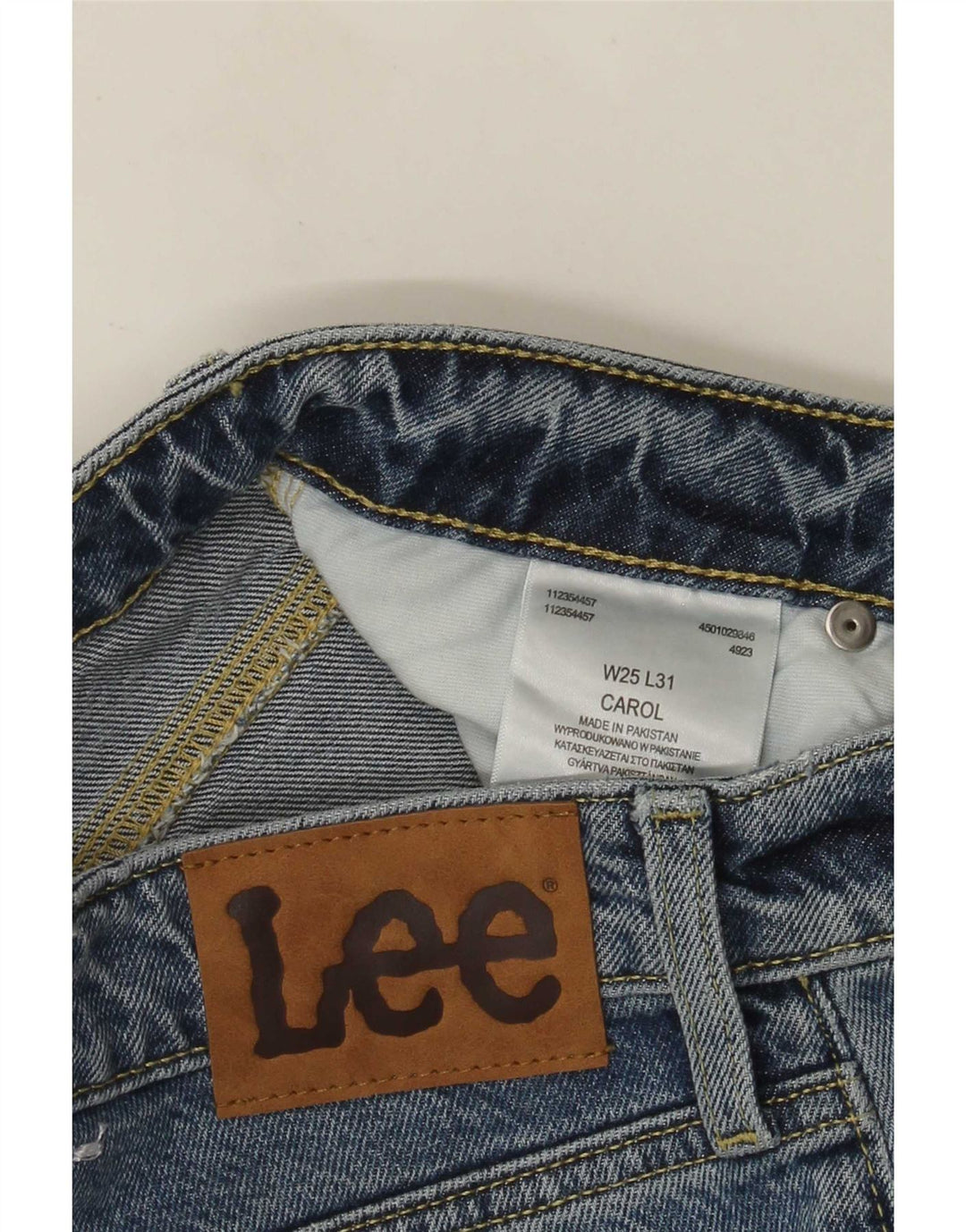 Женские узкие джинсы Lee Carol W25 L27, синий хлопок