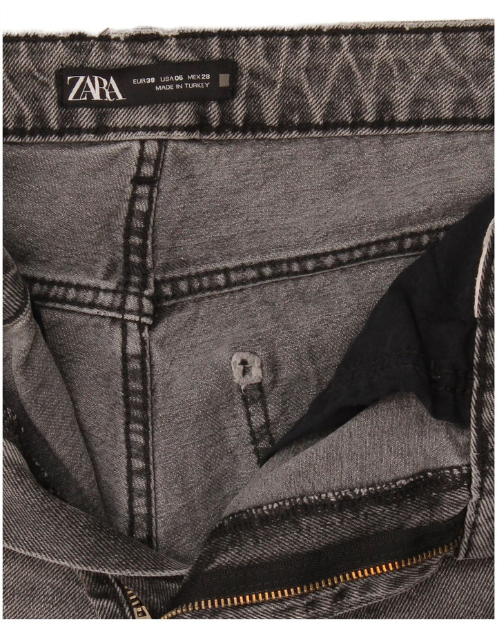 Женские узкие джинсы Zara EU 38 Small W28 L28 Серые