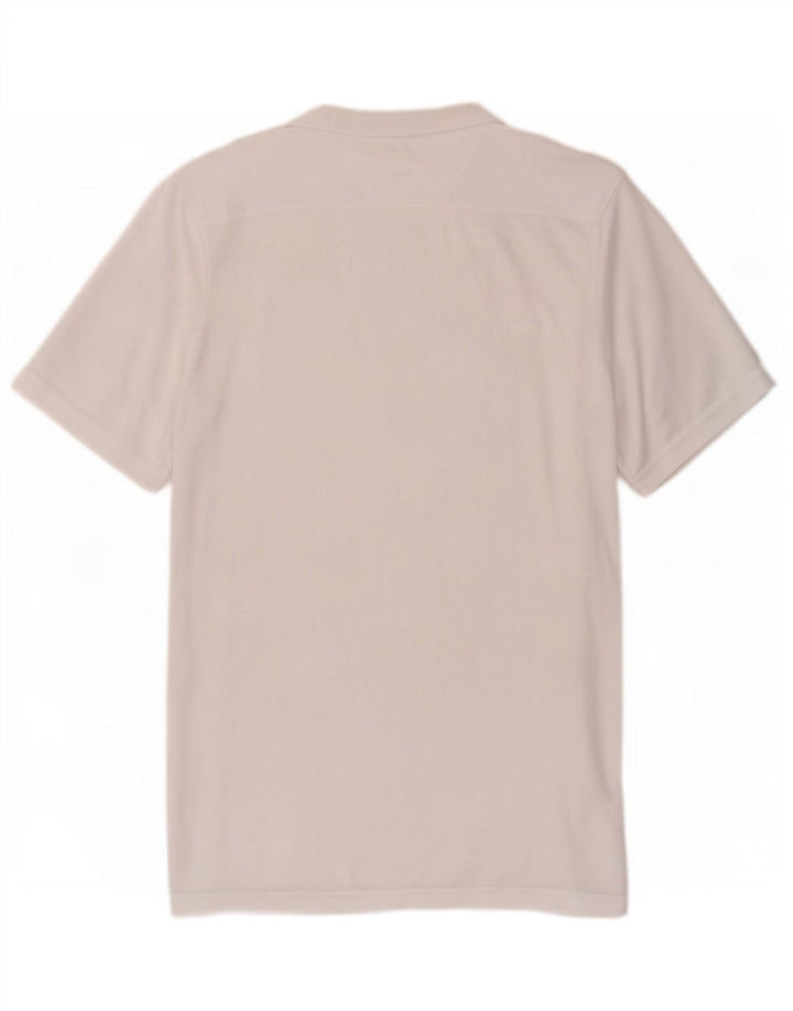 Мужская футболка Nike Dri Fit Slim, верх из белого полиэстера среднего размера