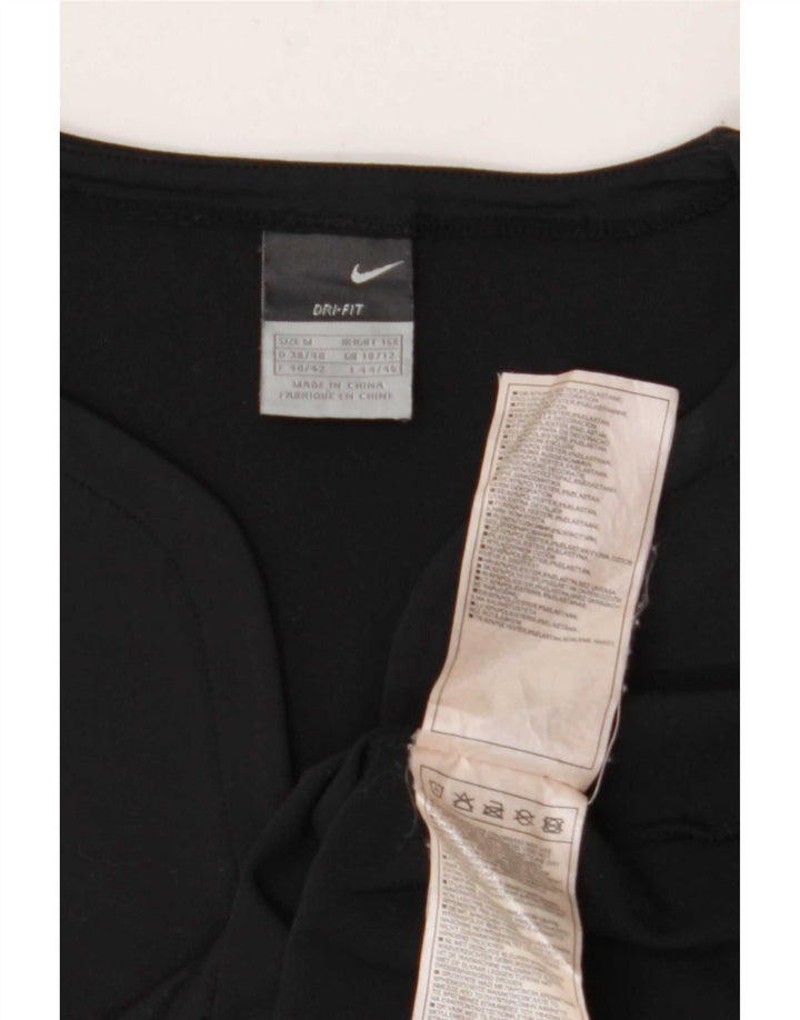 Женский укороченный жилет Nike Dri Fit UK 10/12, средний полиэстер в черную полоску