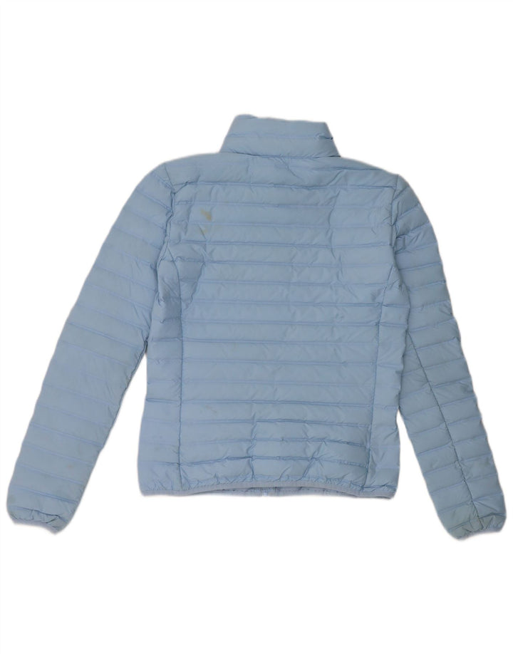 Женская стеганая куртка Adidas UK 4/6 XS синяя полиэстер