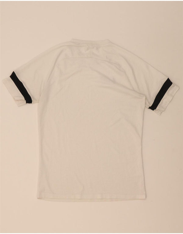 Мужская футболка Nike Dri Fit, средний белый цвет, цветной блок