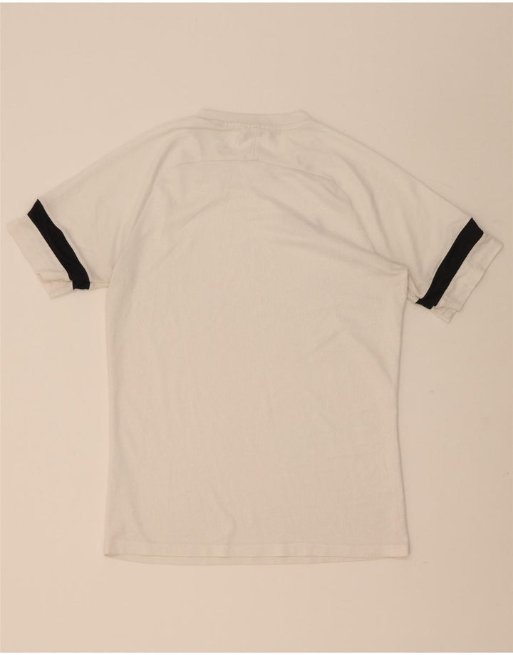 Мужская футболка Nike Dri Fit, средний белый цвет, цветной блок