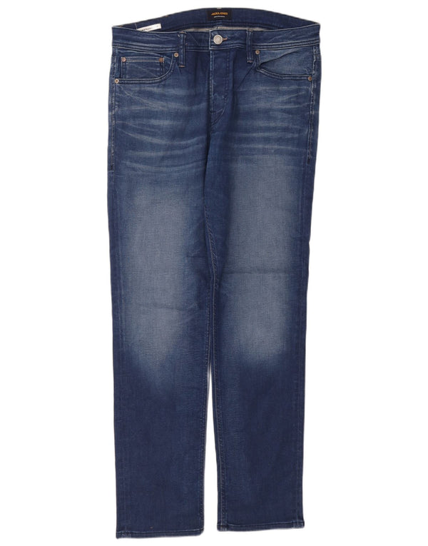 Мужские прямые джинсы Jack & Jones Tim Slim W34 L32 синие