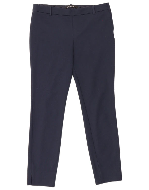 Женские брюки-чиносы Zara, большие W30 L27, темно-синие, хлопковые