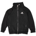 Спортивный костюм Adidas для мальчиков с графическим рисунком, верхняя куртка 5-6 лет, черный с геометрическим рисунком