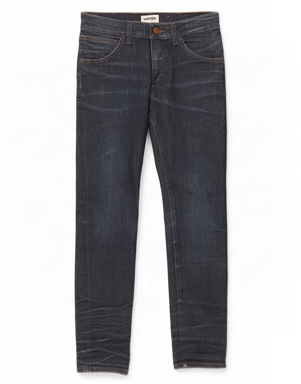 Мужские джинсы скинни Wrangler Bryson W30 L32, темно-синий, хлопок