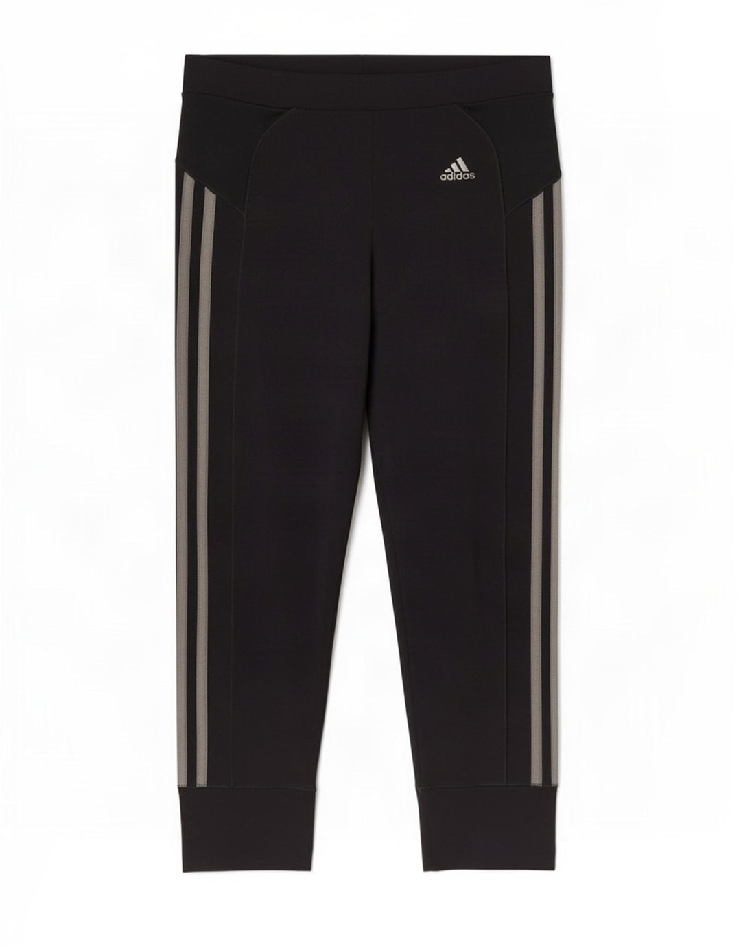 Женские леггинсы-капри Adidas UK 8, маленькие черные из полиэстера