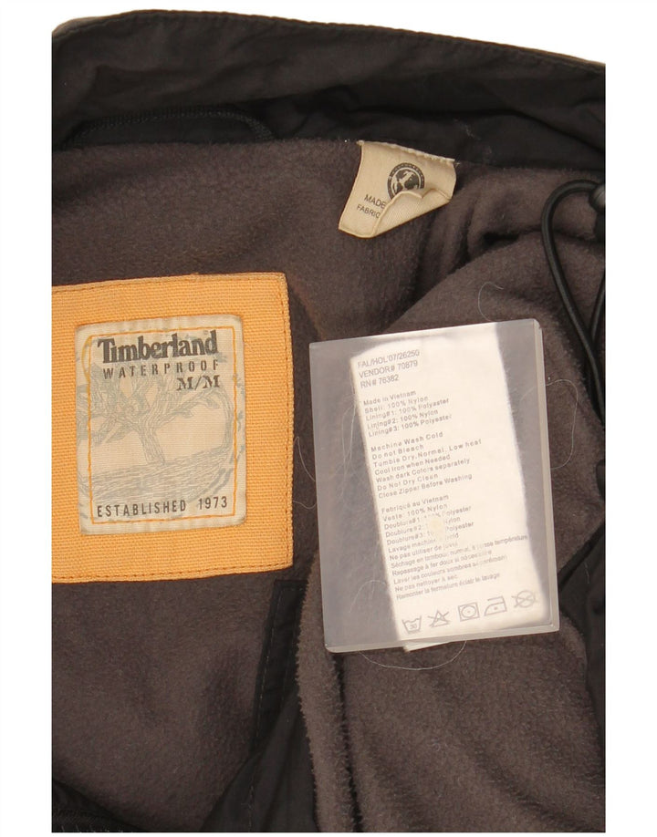 Мужская ветровка Timberland UK 38, средний черный нейлон