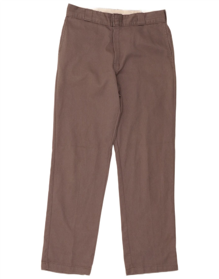 Мужские прямые брюки-чинос Dickies W34 L34, серый полиэстер