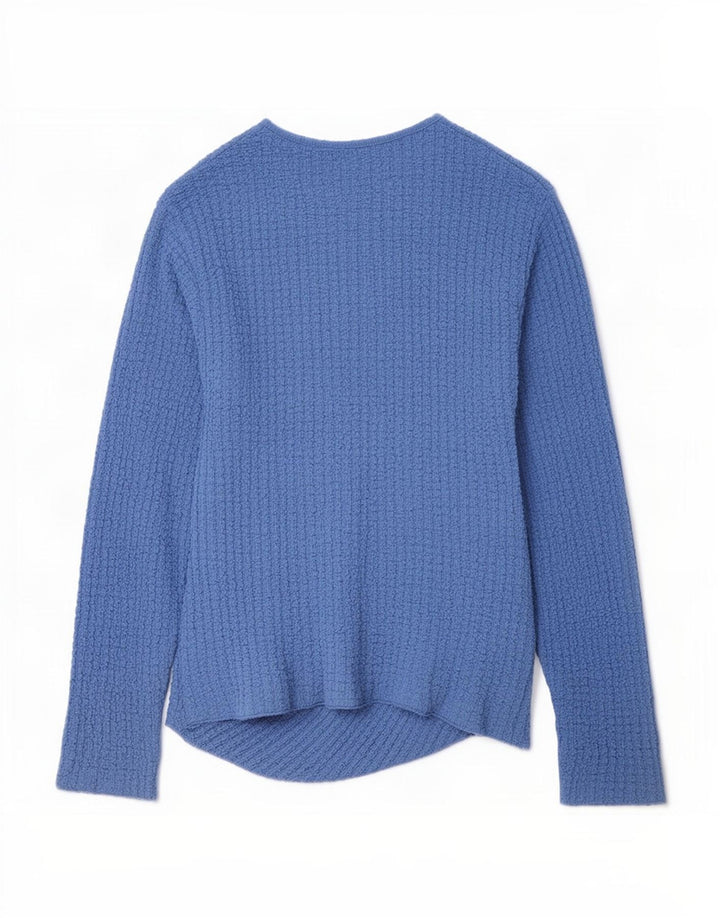 Женский топ с длинным рукавом Zara UK 14, большой синий