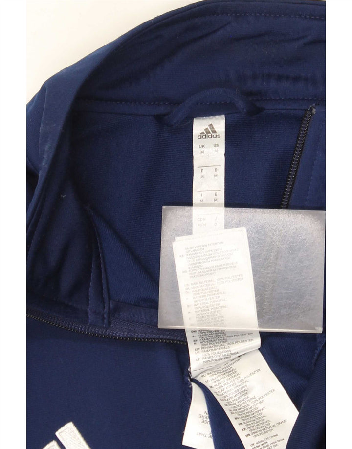 Мужской спортивный костюм Adidas, верхняя куртка, средний темно-синий, полиэстер