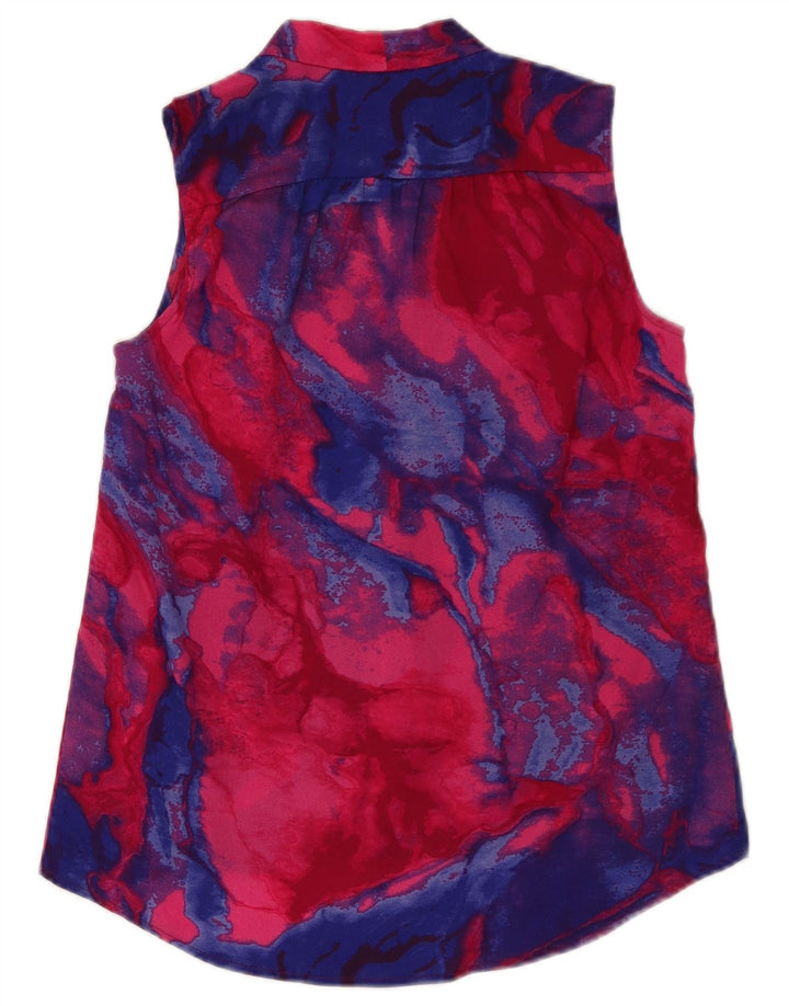 MOSSIMO Женская удлиненная блузка-рубашка оверсайз UK 6 XS Разноцветная