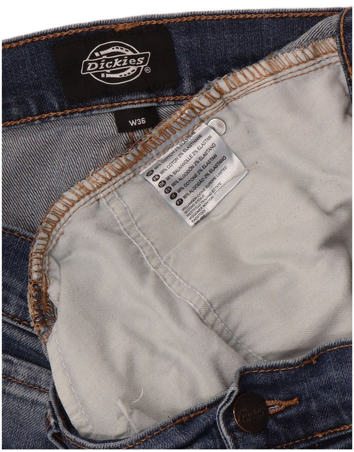 Мужские джинсовые шорты Dickies W36, большие синие, хлопок
