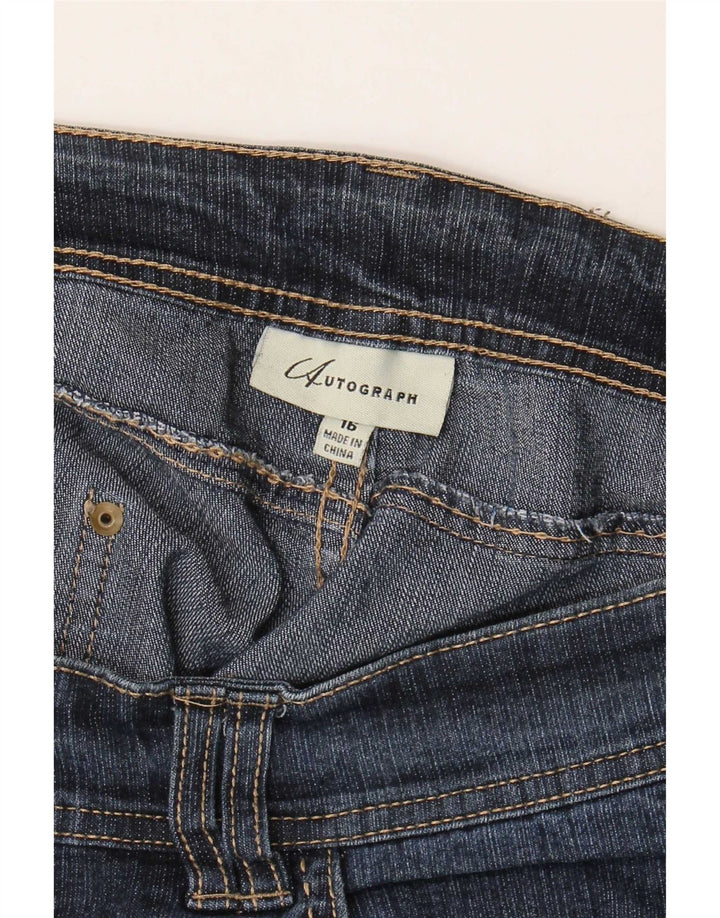 Женские джинсы Bootcut Marks & Spencer UK 16, большие W36 L30, темно-синие