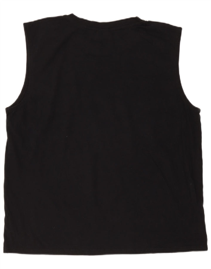 Мужской жилет Fila 2XL, черный хлопок