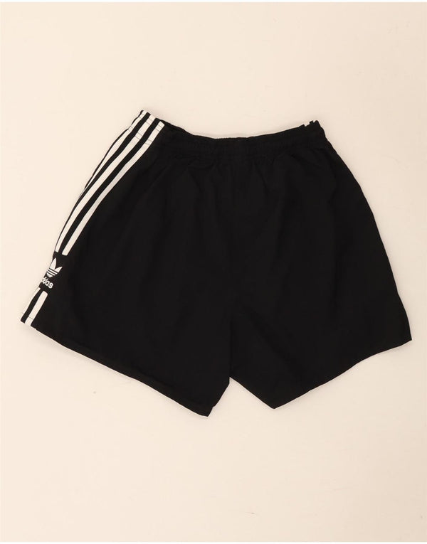 Женские спортивные шорты Adidas UK 10, маленькие черные нейлоновые